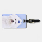 Maltesische Malerei - Niedliche Originalkunst des  Gepäckanhänger (Vorderseite horizontal)