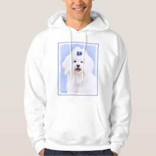 Maltesische Malerei - Niedliche Originalkunst des Hoodie