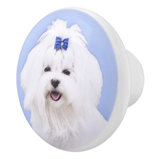 Maltesische Malerei - Niedliche Originalkunst des Keramikknauf (Rechts)