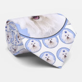 Maltesische Malerei - Niedliche Originalkunst des Krawatte (Gerollt)