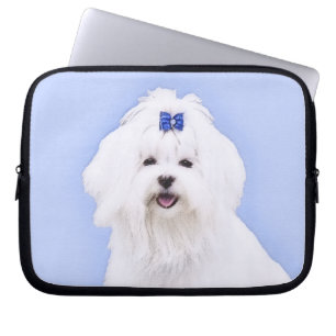 Maltesische Malerei - Niedliche Originalkunst des  Laptopschutzhülle