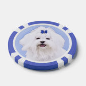 Maltesische Malerei - Niedliche Originalkunst des Pokerchips (Einzeln)