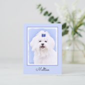 Maltesische Malerei - Niedliche Originalkunst des Postkarte (Stehend Vorderseite)