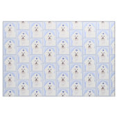 Maltesische Malerei - Niedliche Originalkunst des  Stoff (Fat Quarter (45,7 x 55,9 cm))