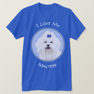 Maltesische Malerei - Niedliche Originalkunst des  T-Shirt