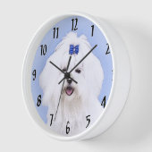 Maltesische Malerei - Niedliche Originalkunst des Uhr (Winkel)