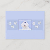 Maltesische Malerei - Niedliche Originalkunst des  Visitenkarte (Rückseite)