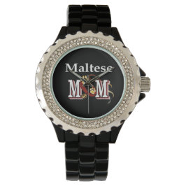 Maltesische Mama Geschenke Armbanduhr
