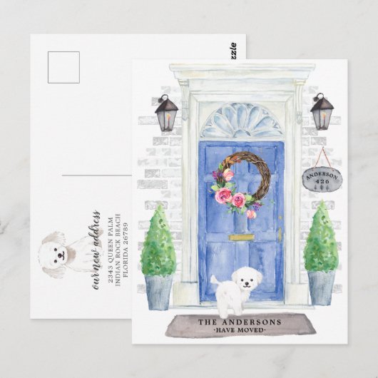 Maltesische Meldung "Bewegung" Postkarte (Vorne/Hinten)