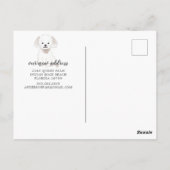 Maltesische Meldung "Bewegung" Postkarte (Rückseite)