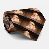 Maltesische Pudelmischung des Babys oder maltipoo Krawatte (Gerollt)