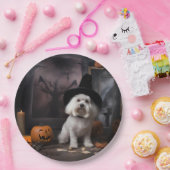 Maltesische Pumpkins Halloween Beängstigend Pappteller (Party)