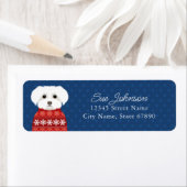 maltesische Rücksendeadressen-Aufkleber (Insitu)