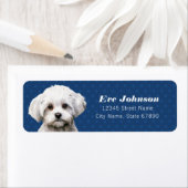 maltesische Rücksendeadressen-Aufkleber (Insitu)