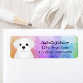 maltesische Rücksendeadressen-Aufkleber (Insitu)