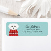 maltesische Rücksendeadressen-Aufkleber (Insitu)