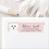 maltesische Rücksendeadressen-Aufkleber (Insitu)