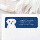 maltesische Rücksendeadressen-Aufkleber (Insitu)