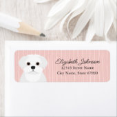 maltesische Rücksendeadressen-Aufkleber (Insitu)