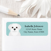 maltesische Rücksendeadressen-Aufkleber (Insitu)