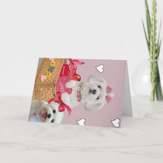 Maltesische Valentinsgruß-Kunst Feiertagskarte (Vorderseite)