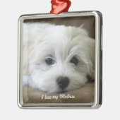 Maltesische Verzierung Silbernes Ornament (Links)