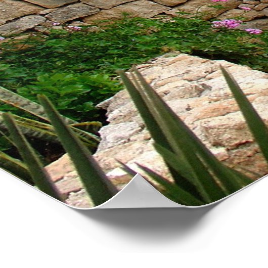 Maltesische Villa Poster (Ecke)