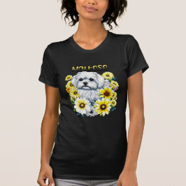 Maltesische Wasserfarbe i Art für Hundebesitzer T-Shirt