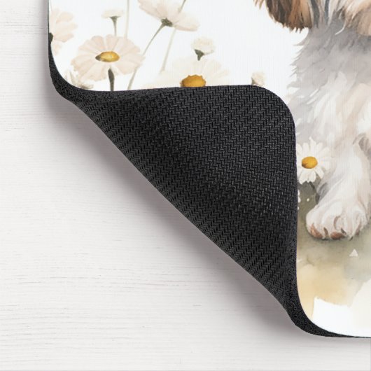 Maltesische Wasserfarbe in Milchsorten Mousepad (Ecke)