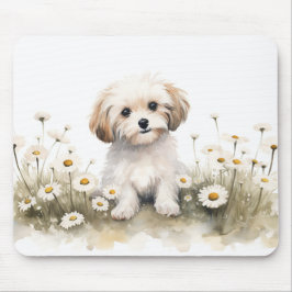 Maltesische Wasserfarbe in Milchsorten Mousepad