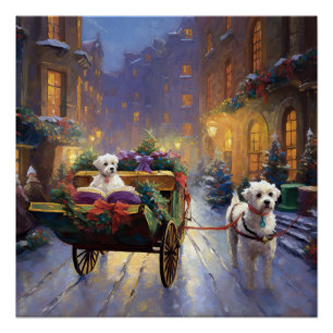 Maltesische Weihnachtsfestzeit Poster