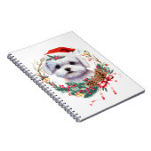 Maltesische Welpenweihe, maltesischer Hund Notizblock (Rechte Seite)