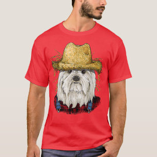 Maltesischer Bauer Maltese Dog Lover  T-Shirt