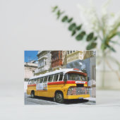 Maltesischer Bus Postkarte (Stehend Vorderseite)