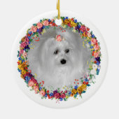 Maltesischer CUSTOM Ornament (Hinten)