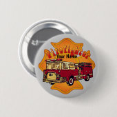 Maltesischer Feuerwehrauto Button (Vorne & Hinten)