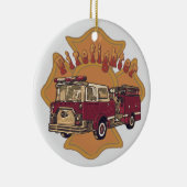 Maltesischer Feuerwehrmann Keramik Ornament (Rechts)