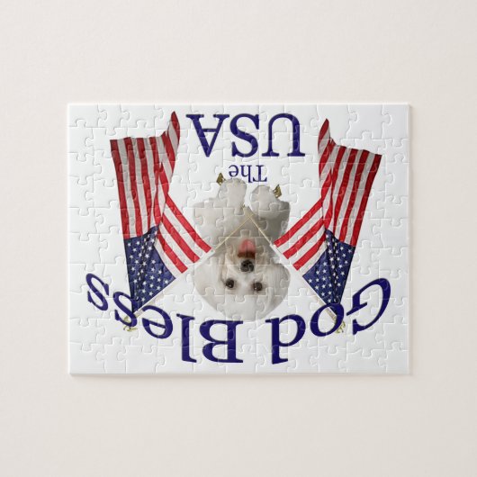 Maltesischer Gott segnen USA Puzzle (Horizontal)