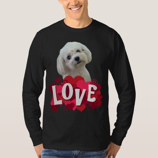 Maltesischer Hund Lover Welpenbesitzer Maltipoo Mi T-Shirt (Vorderseite)