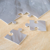 Maltesischer Hund reitend Motorrad Weihnachten Puzzle (Seite)