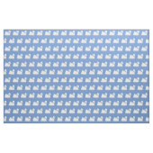 Maltesischer Hund Silhouette Pet Light Blue Stoff (Fat Quarter (45,7 x 55,9 cm))