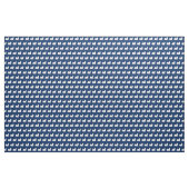 Maltesischer Hund Silhouette Pet Navy Blue Stoff (Yard (91,4 cm))