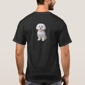 maltesischer Hund T-Shirt (Rückseite)