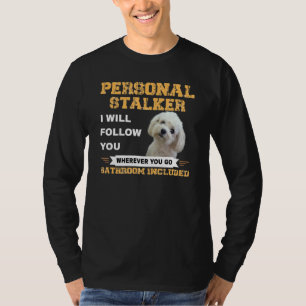 Maltesischer Hundebesitzer Follower Quote Welpe Ma T-Shirt