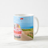 Maltesischer Hundeschlitten Kaffeetasse (VorderseiteRechts)