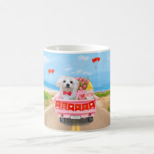 Maltesischer Hundeschlitten Kaffeetasse