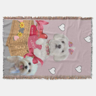 Maltesischer Korb der Liebe Decke