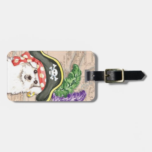 Maltesischer PiratenGepäcktag Gepäckanhänger (Vorderseite horizontal)