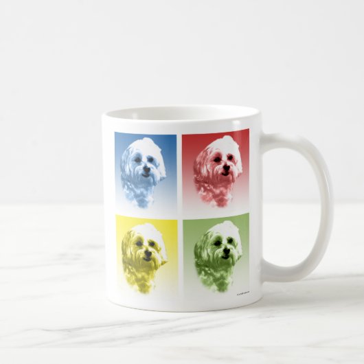 maltesischer Pop Kaffeetasse (Rechts)