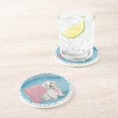 Maltesischer Sandstone Drink Untersetzer (Seite)